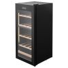 32 Bottle Wine Fridge, Freestanding Wine Cooler Refrigerator, Dual Zone Cooler, 41 F to 65 F Adjustable Temp Mini Cellar, Glass Door