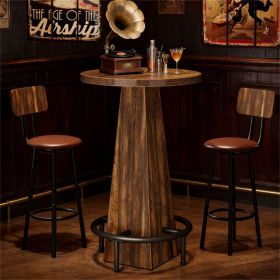 High Table for Kitchen Dining Room And Home Bar Pub  in Standing Height Ideal for Casual Dining And Entertaining (table only)