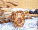 Mediterranean Olive Wood Ultimate Kitchen Collection - 25-Piece Luxury Handcrafted Cooking, Dining and Serving Accessories Set for Home and Tabletop