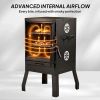 Outdoor Vertical Charcoal Smoker Oven for Camping Backyard Grill