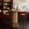 Round table, bar table, coffee table, Space Saving Design (table only)