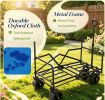 2-in-1 Wagon Bench Seat Combo Collapsible Beach Cart Portable Folding Picnic Tablet Beach Gear Outdoor Utility Vehicle