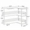 3 Tier L-Shaped Bar Unit Liquor Bar Table with Wine Glasses Holder Home Pub Counter Corner Bar Shelf Storage Rack for Kitchen